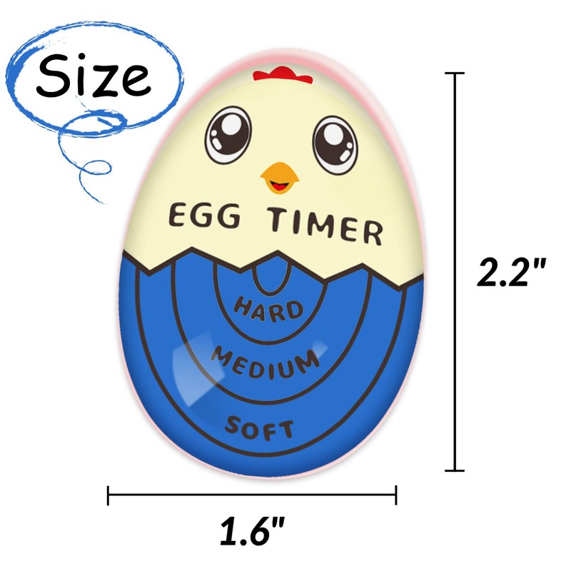 Lasubst Egg Timer for Boiling Eggs That Changes Color When