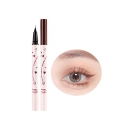 Liquid Eyeliner Long-Lasting Waterproof Highly Pigmented Liner with Precise Tip (0.01 mm), Liquid Eyeliner Waterproof for Face and Body (Brown)