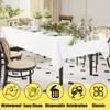 smiry Disposable Table Cloth - 6 Pack, 54 x 108