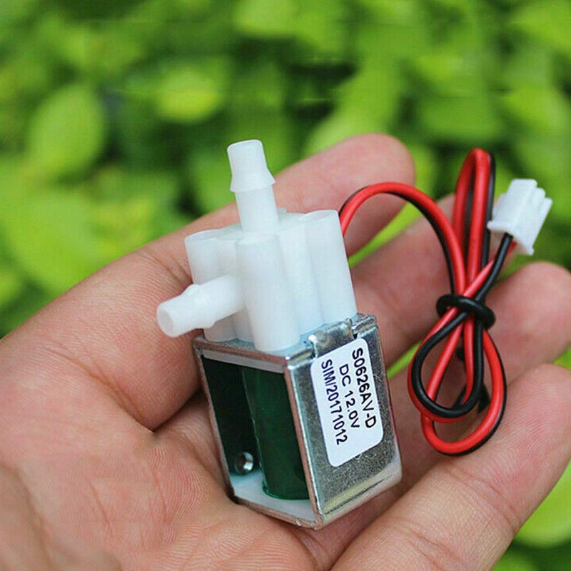 WSDMAVIS 1 Pcs Mini Micro Electric Solenoid Valve DC 12V