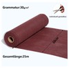 FRKOKRFA Fleece Table Runner, Bordeaux, 25 m x 30 cm,
