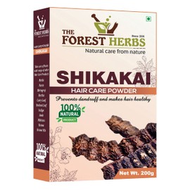 Forest Herbs 100% Natural Organic Shikakai Powder, Acacia Concinna Excellent Hair Conditioner Powder For Hair - 100 Grams