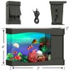 Playlearn Mini Jellyfish Aquarium Artificial Fish Tank with Moving Fish