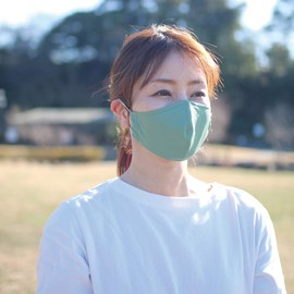 SPICE OF LIFE SFVZ2159CS Water Cool Mask, Set of 2, Khaki and Navy, Small Size, Cooling for Summer, Cooling UPF50+, Washable, Cooling