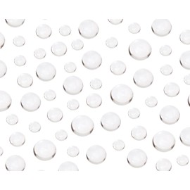 Shapenty 3mm 4mm 5mm 6mm Clear Dewdrop Waterdrop Water Drop Droplet Embellishment Bubble Dots Resin Beads Rhinestones for Greeting Card Making Scrapbooking Paper Art Crafts, 350PCS (Clear)
