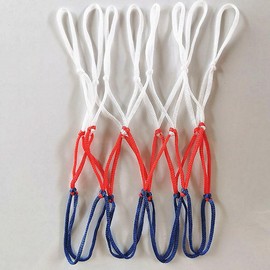 FSSTUD 8 Pcs Small Basketball Nets Heavy Duty Basketball Hoop Nets Nylon Basketball Net Replacement Basketball Standard Thick Nets for Kids Fits 8 Loop Rims