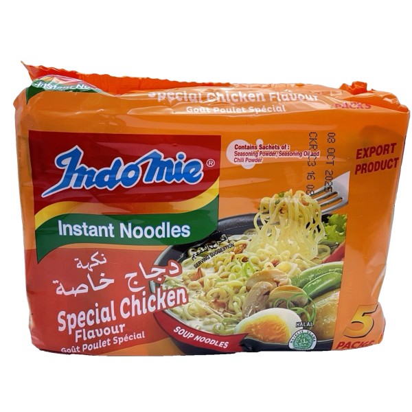 INDOMIE 5 Packs of INDOMIE Instant Noodles Special Chicken Flavor