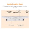 Measuring Rolling Ruler 30cm Various Formulas Horizontal Vertical Parallel Lines