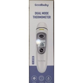 Goodbaby Dual Mode Infrared Thermometer, Ear, Forehead and Room Modes FC-IR100