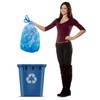 Hefty Recycling Large Trash/Garbage Bags (Blue, Drawstring, 30 Gallon, 36