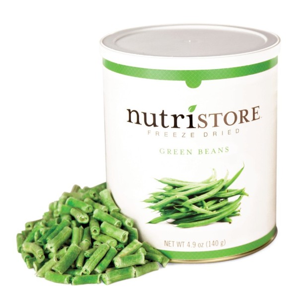Nutristore Freeze Dried Green Beans | Perfect Healthy Snack |
