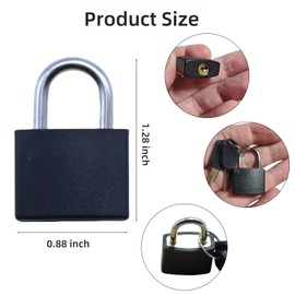 Small Suitcase Locks with Keys, 12 Pcs Tiny Luggage Locks, Small Padlocks for Locker, Mini Lock for Locker, Backpack, Suitcase, Travel Bags, Luggage, Diary, School Gym Locker