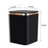 yuejuhe Small Table Rubbish Bin, Mini 2 L, Table Waste