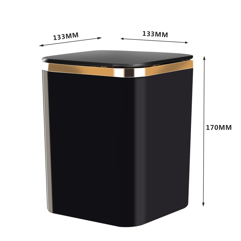 yuejuhe Small Table Rubbish Bin, Mini 2 L, Table Waste