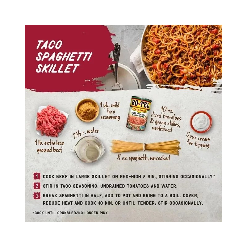 Rotel 10 Cans of Rotel Original Diced Tomatoes Vine-ripened &