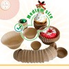 qiqee Natural 500pcs Cupcake Liners Muffin Linner No Smell, Food