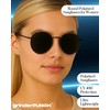 grinderPUNCH Classic Retro Sunglasses for Women Men, UV400 Protection Lens