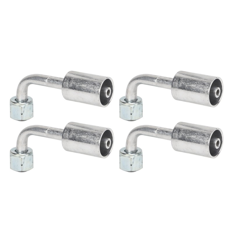 10 Pcs 3/8in Air Conditioning 90 Degree Beadlock Aluminum AC