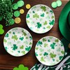 SiliFine 6 Pcs 6 Inch St. Patrick's Day Ceramic Decorative