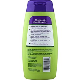 Lice Shield Lice Shield Shampoo & Conditioner in 1, Repels Lice and Super Lice, 10 fl oz