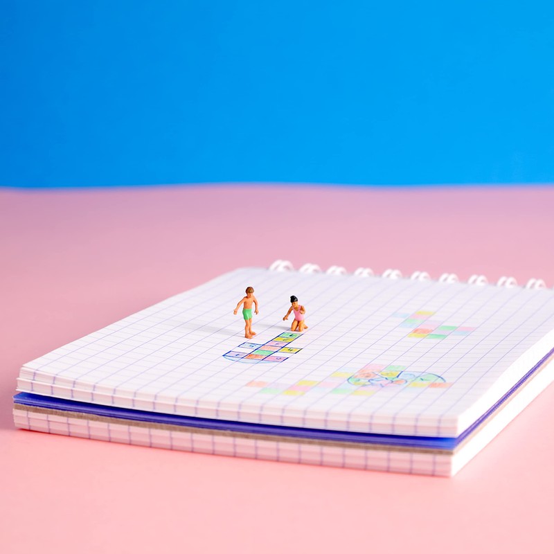 Clairefontaine 328656C, Linicolor Fresh Collection, spiral notepad, 160 removable lined