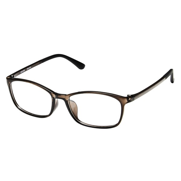 [MOOM] メガネ 眼鏡 メンズ おしゃれ 細い 黒縁 度なし 度なし眼鏡 度なしメガネ 伊達メガネ 伊達眼鏡 超軽量＋やわらか素材のTR-90製フレーム MM-200C2-NS-000