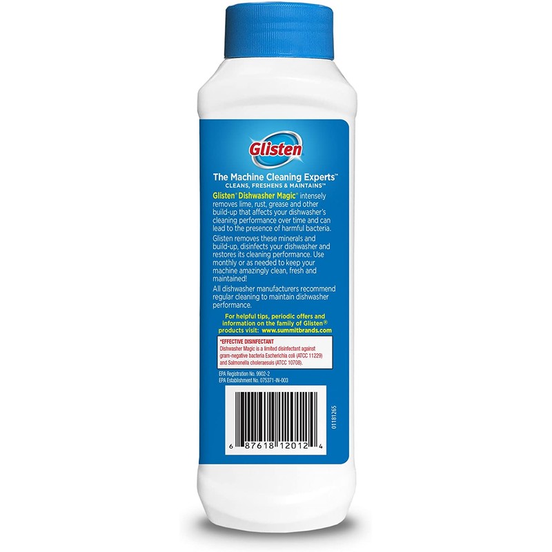 Glisten DM06N Dishwasher Magic Cleaner and Disinfectant, 1-Pack
