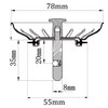 YOXITIXOT Kitchen Sink Plug and Strainer, Stainless Steel Sink Plug