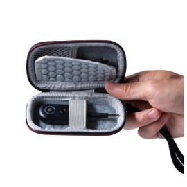 Moyite Protective Hard Case for AirFly SE/Pro V2/Pro/Duo, Avantree Relay, 1Mii Bluetooth Transmitter, Travel Storage Bag for Cables and Adapters,Case Only,Black