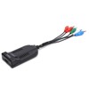 Z10AS RGB Component HDMI-Compatible Video R/L Audio to YPBPR Converter