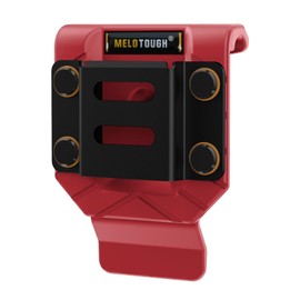 MELOTOUGH Drill Belt Clip,Drill Holder for Tool Belt,Measuring Tape Holder for Impact Driver,Tape Measure (Red)