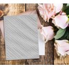 ALIBBON Diagonal Stripe Plastic Embossing Folders for Card Making, Stripe