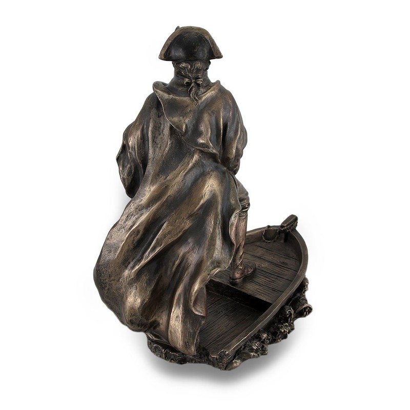 Zeckos Bronze Finish George Washington Delaware Crossing Statue