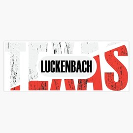 Luckenbach Texas Vintage Red Dirt Country Music Gift Bumper Sticker Vinyl Decal 5"