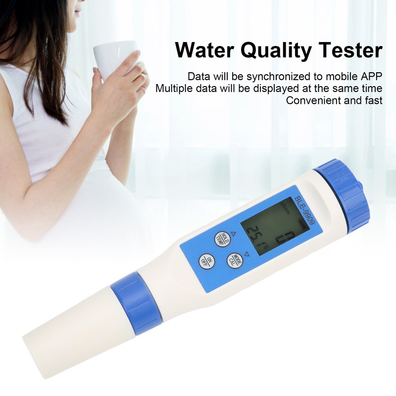 Water Quality Tester Bluetooth Pen Type PH TDS EC Salinity
