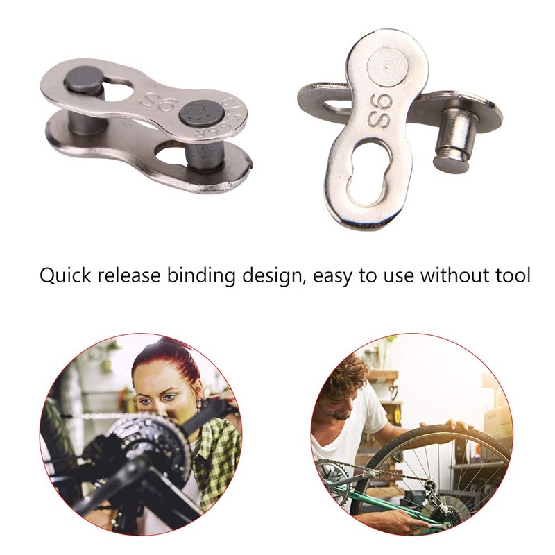 Bnineteenteam Chain Lock Bicycle Chain 5 Pairs High Performance Bicycle