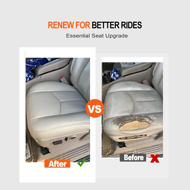 GXARTS Driver Side Botom Lower Replacement Leather Seat Cover #522