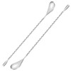 2 Pcs 12 Inch Bar Mixing Spoon Cocktail Spoon Stainless