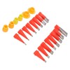 Caulking Nozzle Set, 16Pcs Caulking Nozzle Applicator, Stainless Steel Caulking