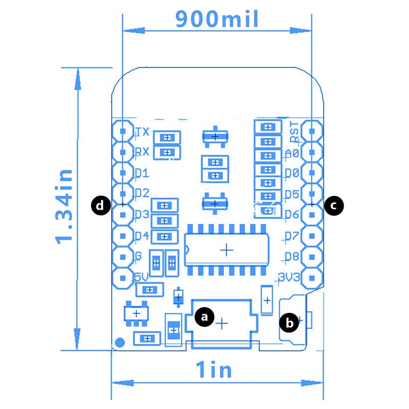 WLAN WiFi Internet Development Board D1 Mini NodeMcu Lua 4M