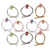 Outanaya 3sets Dinosaur Hair Clips Thick Hair Bands for Girls