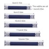 10Pcs Metal Internal Squeeze Locking Clasps Flex Closure Frame Hinges