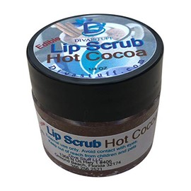 Diva Stuff Ultra Hydrating Lip Scrub for Soft Lips, Gentle Exfoliation, Moisturizer & Conditioner, Hot Cocoa â Â¼ oz (Made in the USA)