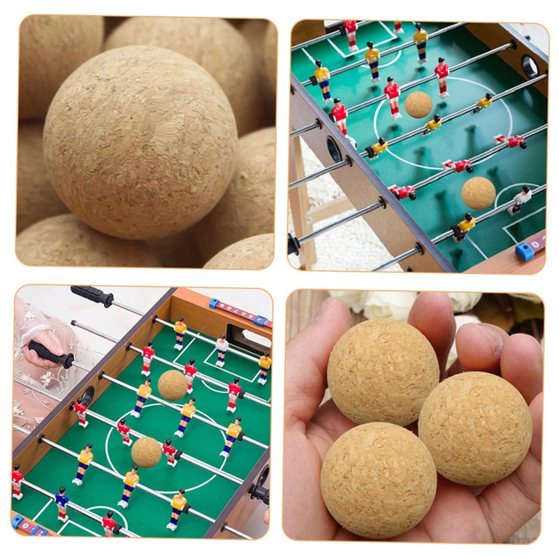 SUPVOX 7pcs Foosball Replacement Balls Soft Cork Table Soccer Accessories