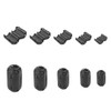 Ceedmon 20 Pieces Clip-on Ferrite Ring Core RFI EMI Noise