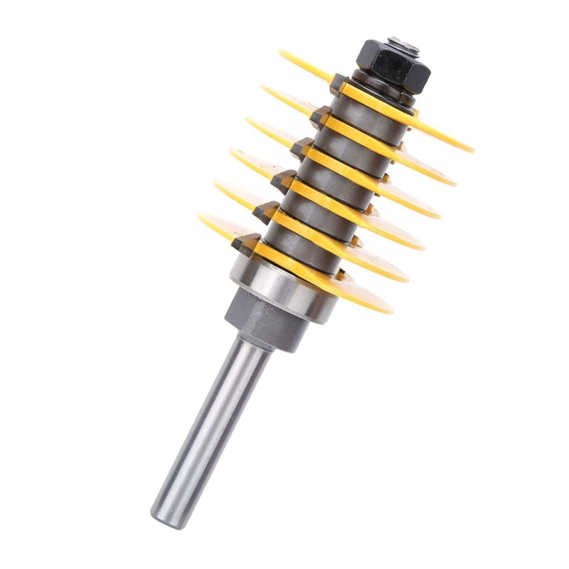 Box Joint Jig Finger Joint Router Bit-1/3 Inch/8mm Shank Glue