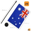 AZ FLAG - Pack of 10 Australia Table Flags 21