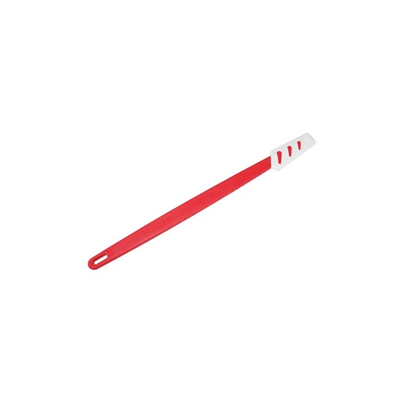 TUPPERWARE D78 Dough Spatula Narrow 8272 Small Top Scraper White/Red