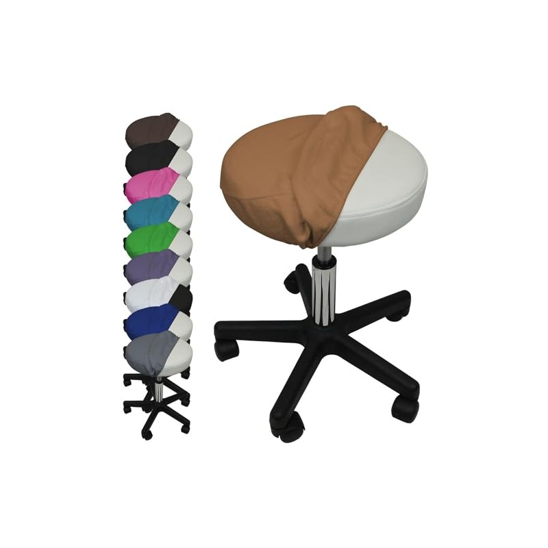 Linxor® Terry Protective Cover for Round Stool – 9 Colours