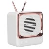 TV Shaped BT Speaker Wireless Lightweight Portable Mini Classic Style